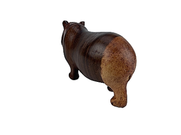 Handgeschnitztes Hippo aus Rosenholz